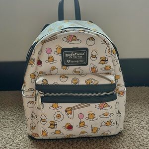 Loungefly Street Exclusive Gudetama Egg Mini Backpack